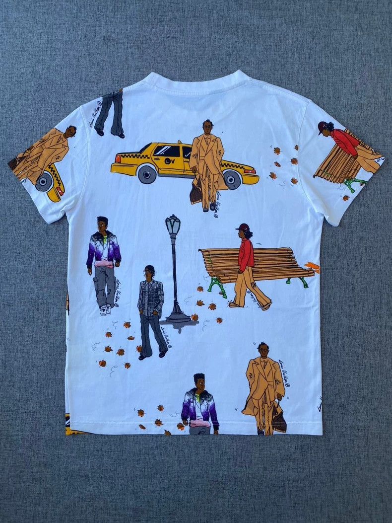 Louis Vuitton LV Patterned Short Sleeve TShirt Size XS-2506 Size US XS / EU 42 / 0 - 2 Thumbnail
