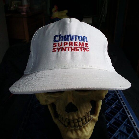 Vintage Deadstock Vintage Chevron Supreme Synthetic Snap Hat Cap Size ONE SIZE - 1 Thumbnail