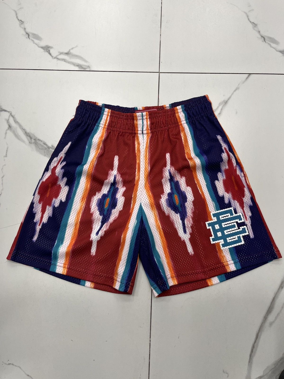 Eric Emanuel Eric Emanuel EE Basic Short "Western Print/Blue" Size US 32 / EU 48 - 1 Thumbnail