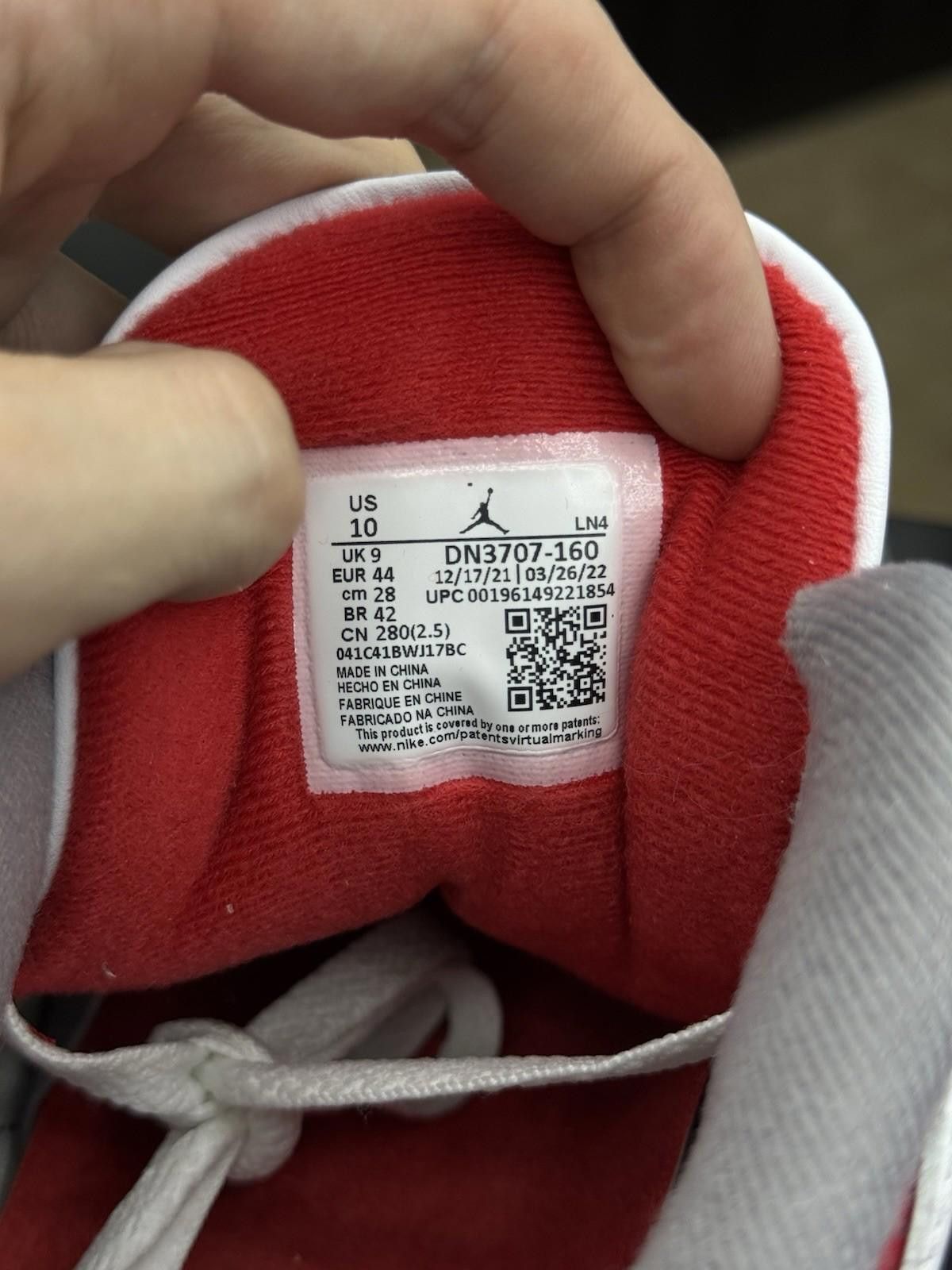 Jordan Brand Air Jordan 3 Fire Red 2022 DN3707-160 Size 10 (NEW) Size US 10 / EU 43 - 10 Thumbnail