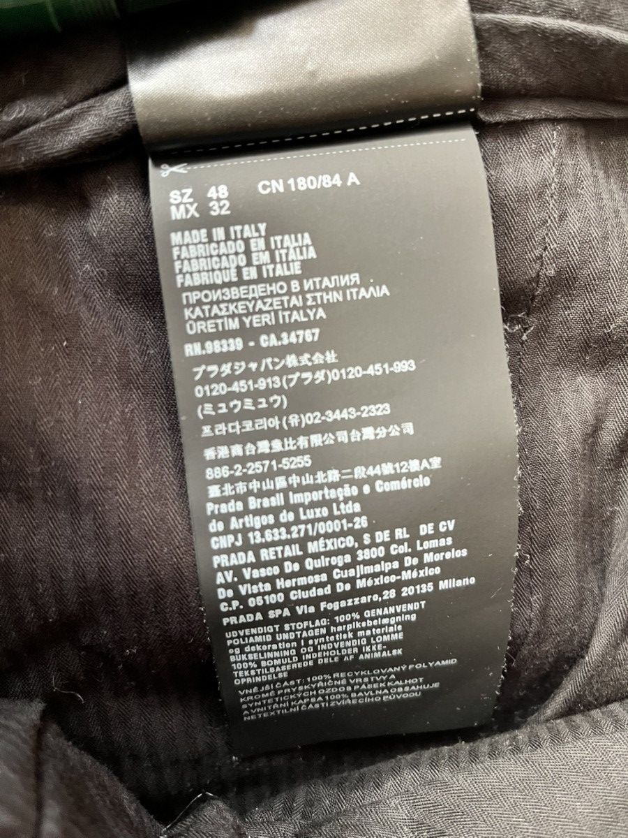 Prada Prada Re-Nylon Black Medium Trousers Size US 32 / EU 48 - 8 Thumbnail