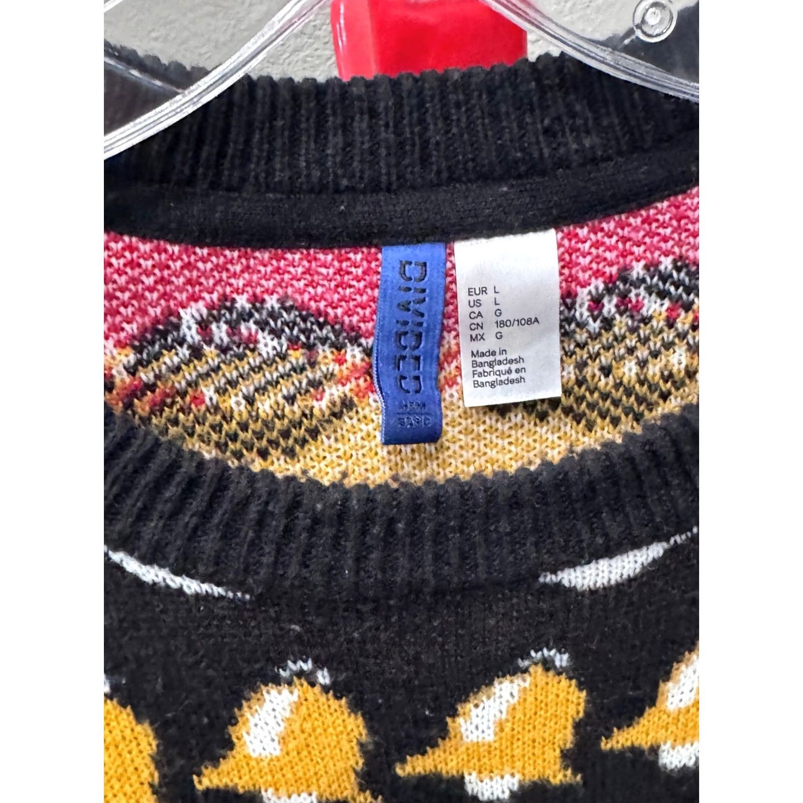 H&M H & M Merry Pizza Crustmas Ugly Christms SWEATER Large L Oversized Mens Size US L / EU 52-54 / 3 - 7 Thumbnail