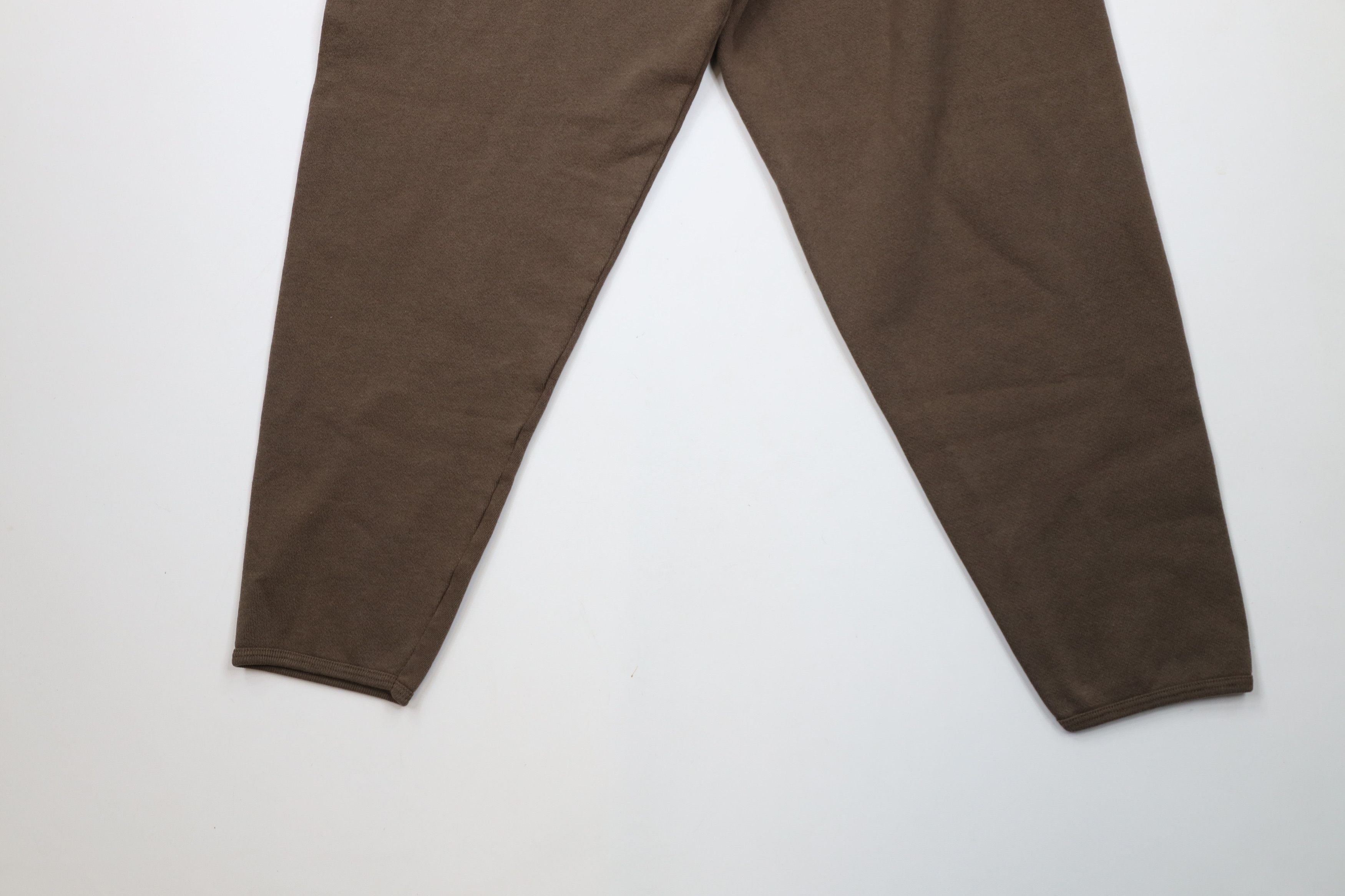 Vintage Vintage 90s Streetwear Tapered Leg Sweatpants Brown USA Size 30" / US 8 / IT 44 - 9 Thumbnail