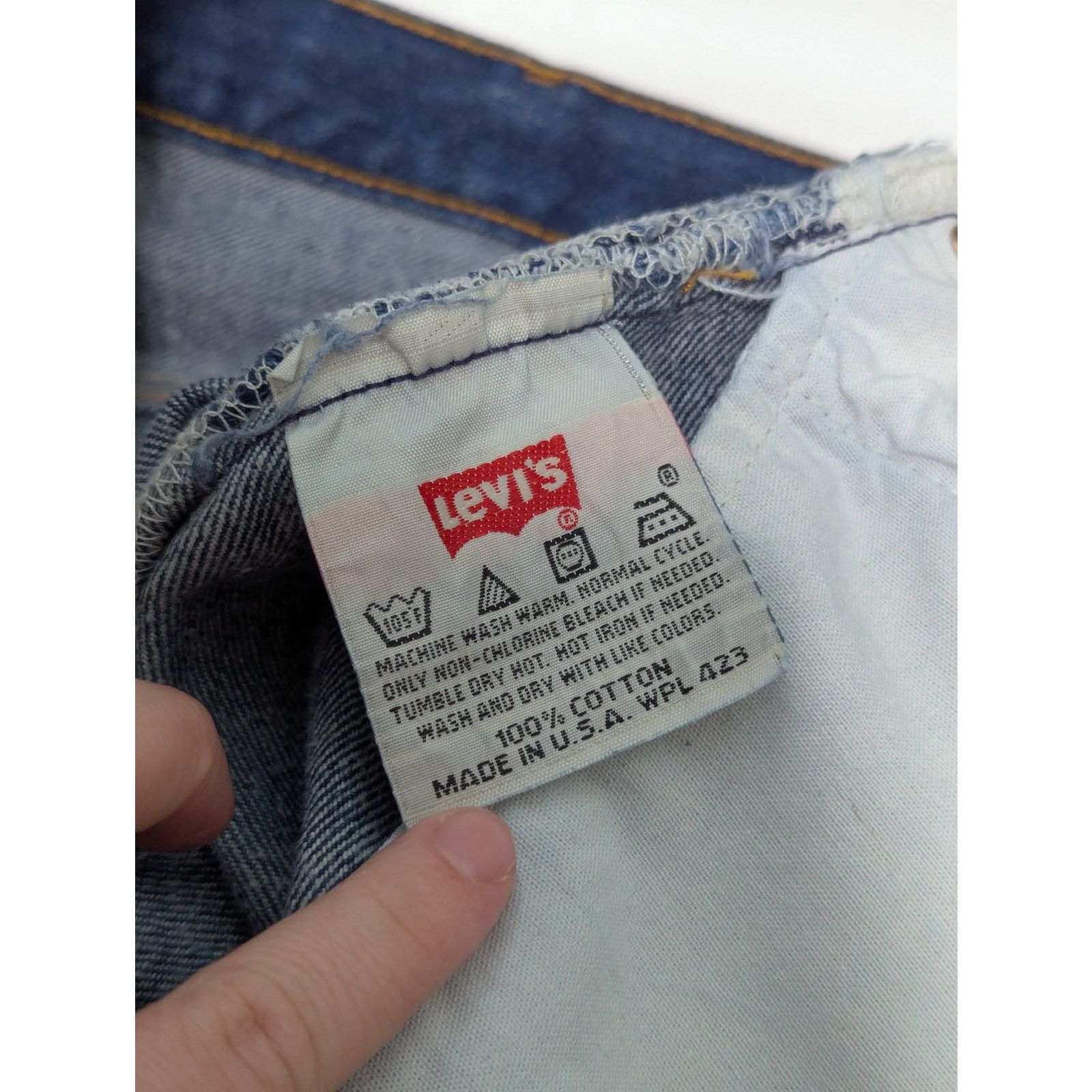 Levi's Vintage Levis 501 XX Straight Leg Jeans Made in USA 1994 Size US 42 / EU 58 - 4 Thumbnail