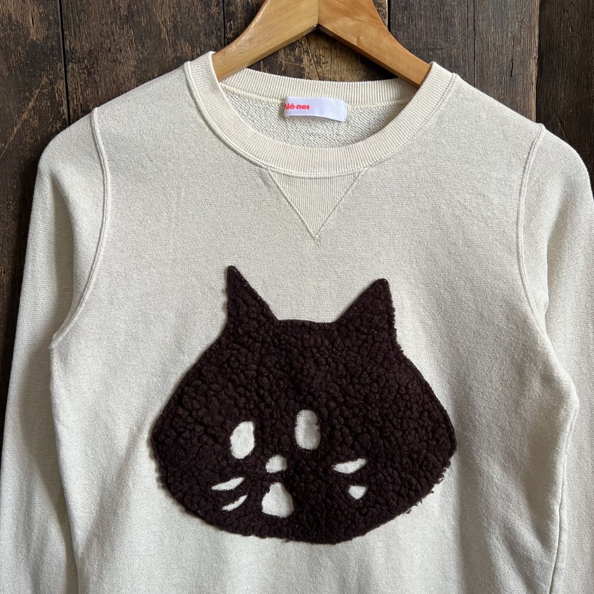 Issey Miyake Ne-net Big Logo Crewneck Sweatshirt Size US XS / EU 42 / 0 - 3 Thumbnail