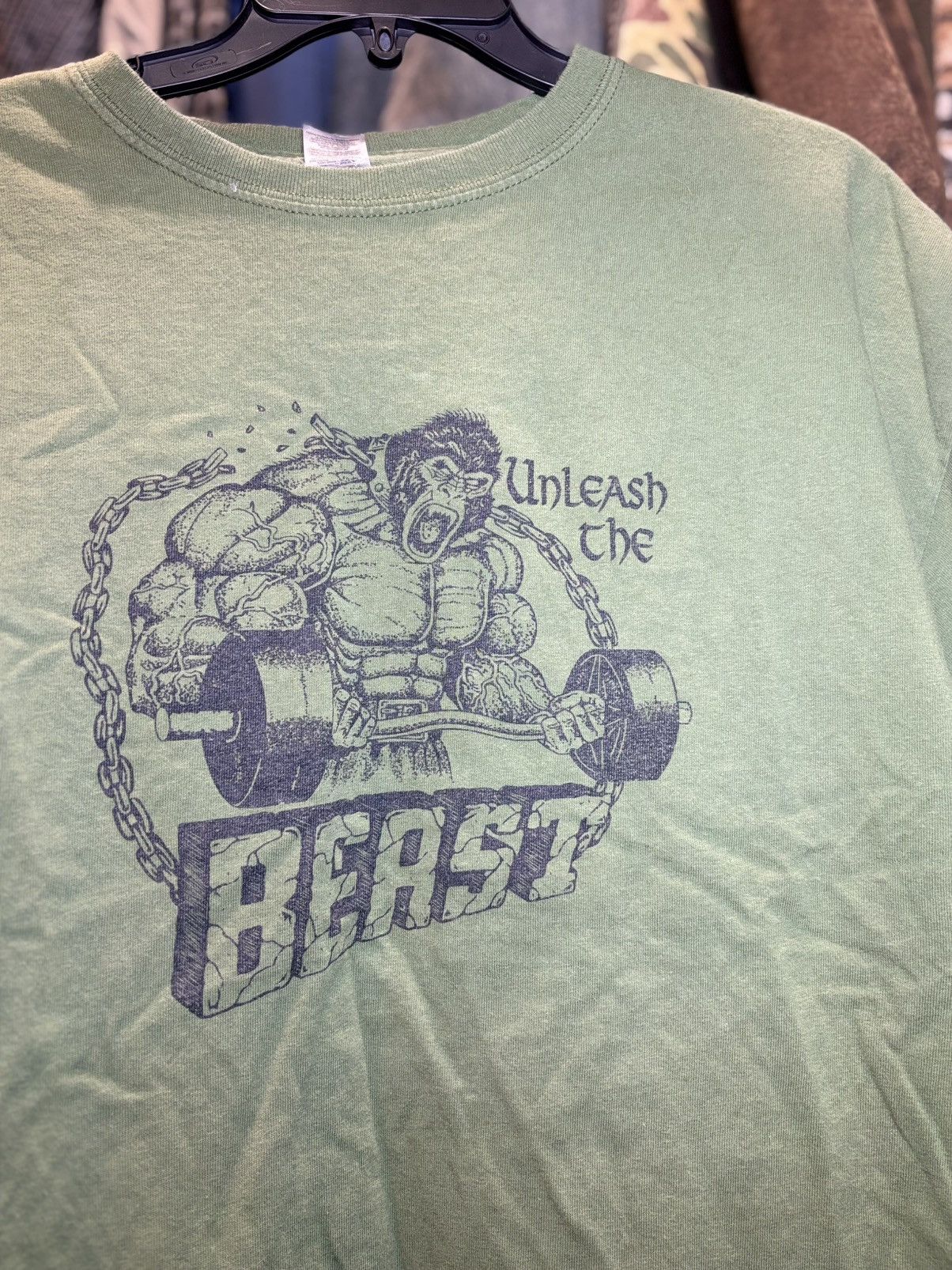 Vintage Unleash The Beast Tee Size US XL / EU 56 / 4 - 2 Thumbnail