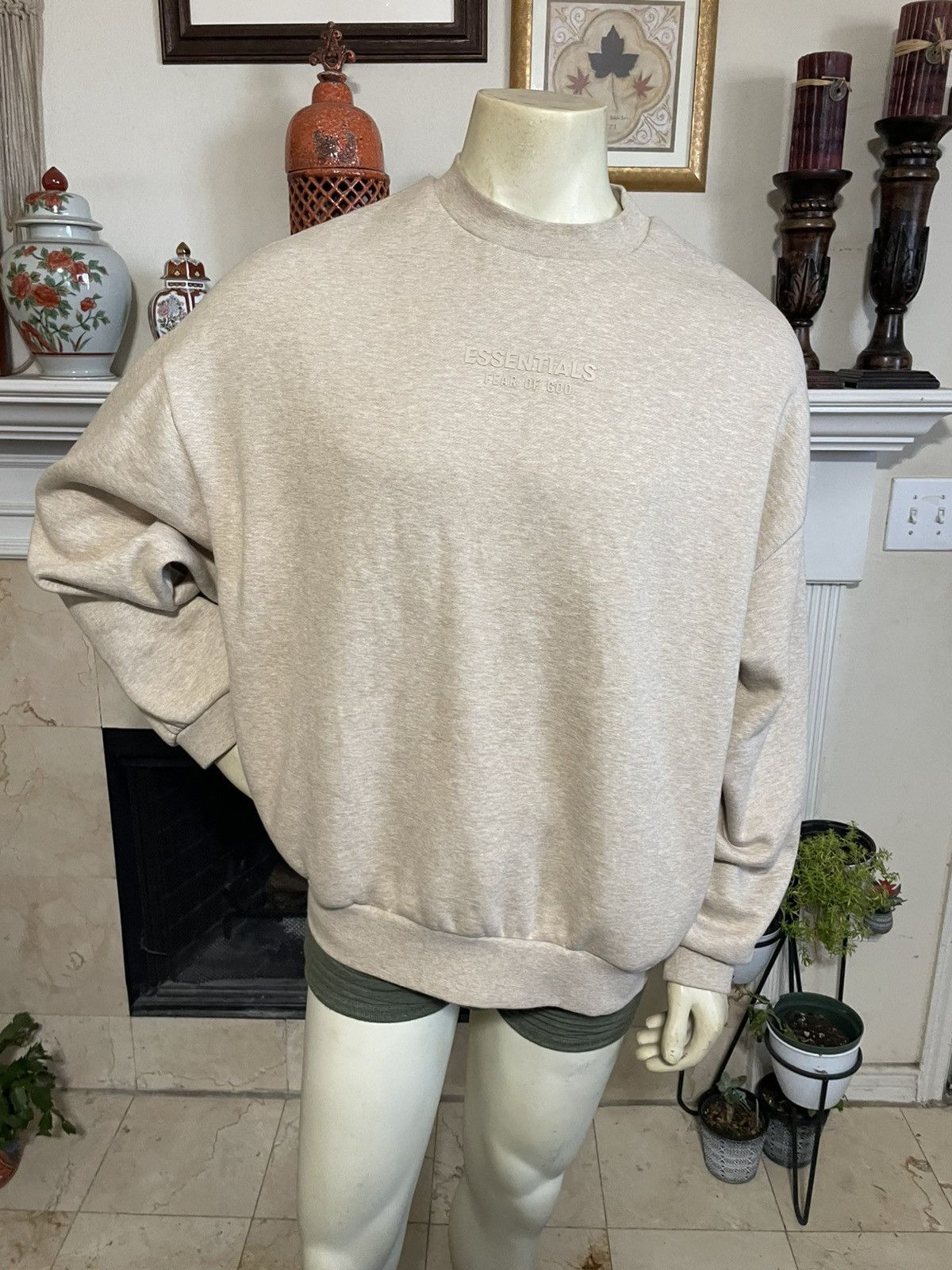 Essentials × Fear of God Crewneck oversized sweatshirt Size US M / EU 48-50 / 2 - 1 Thumbnail