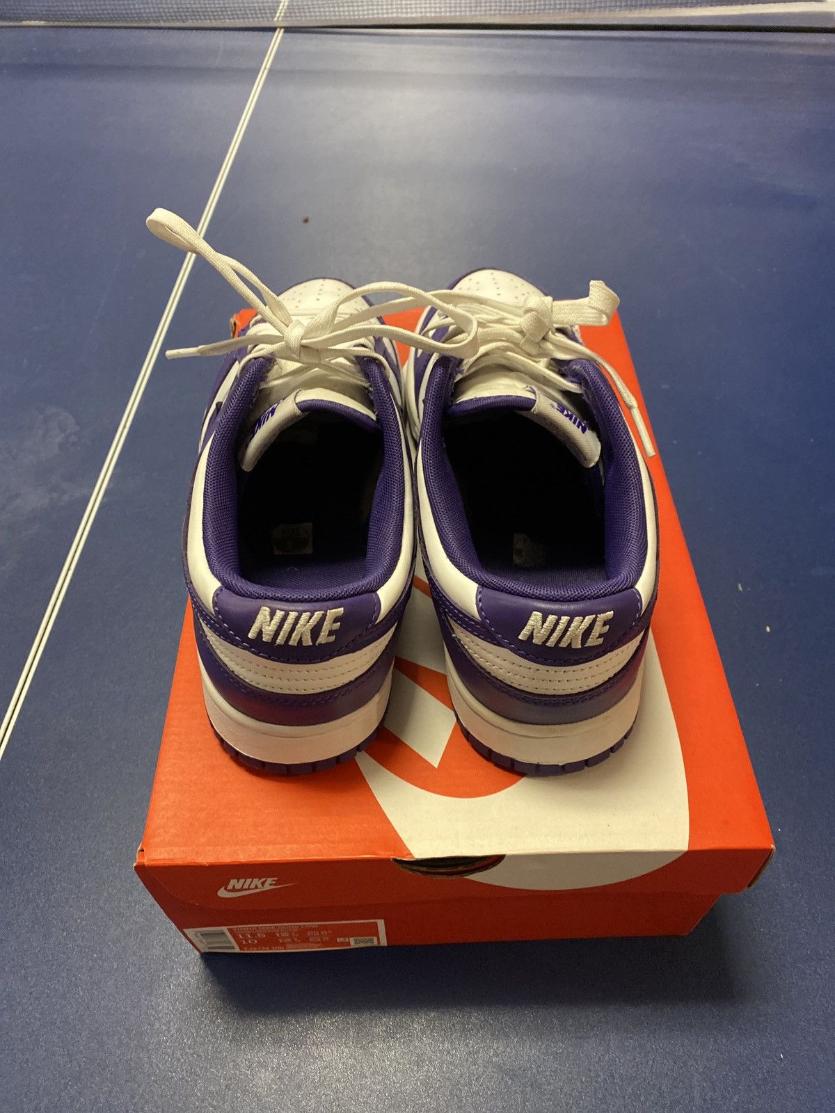 Nike Nike Dunk Low Championship Court Purple Size US 9 / EU 42 - 6 Thumbnail