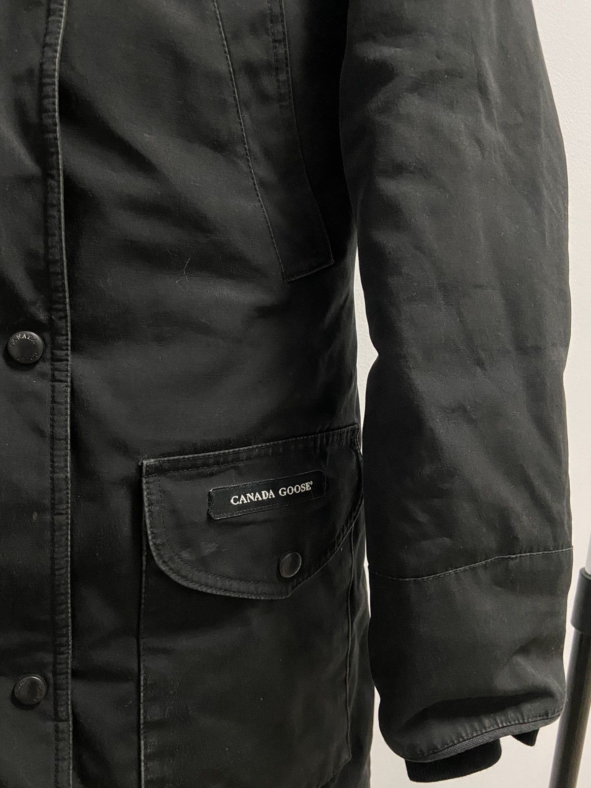 Canada Goose × Vintage Canada Goose trillium Parka Jacket Vintage No Hood Patch Size S / US 4 / IT 40 - 5 Thumbnail