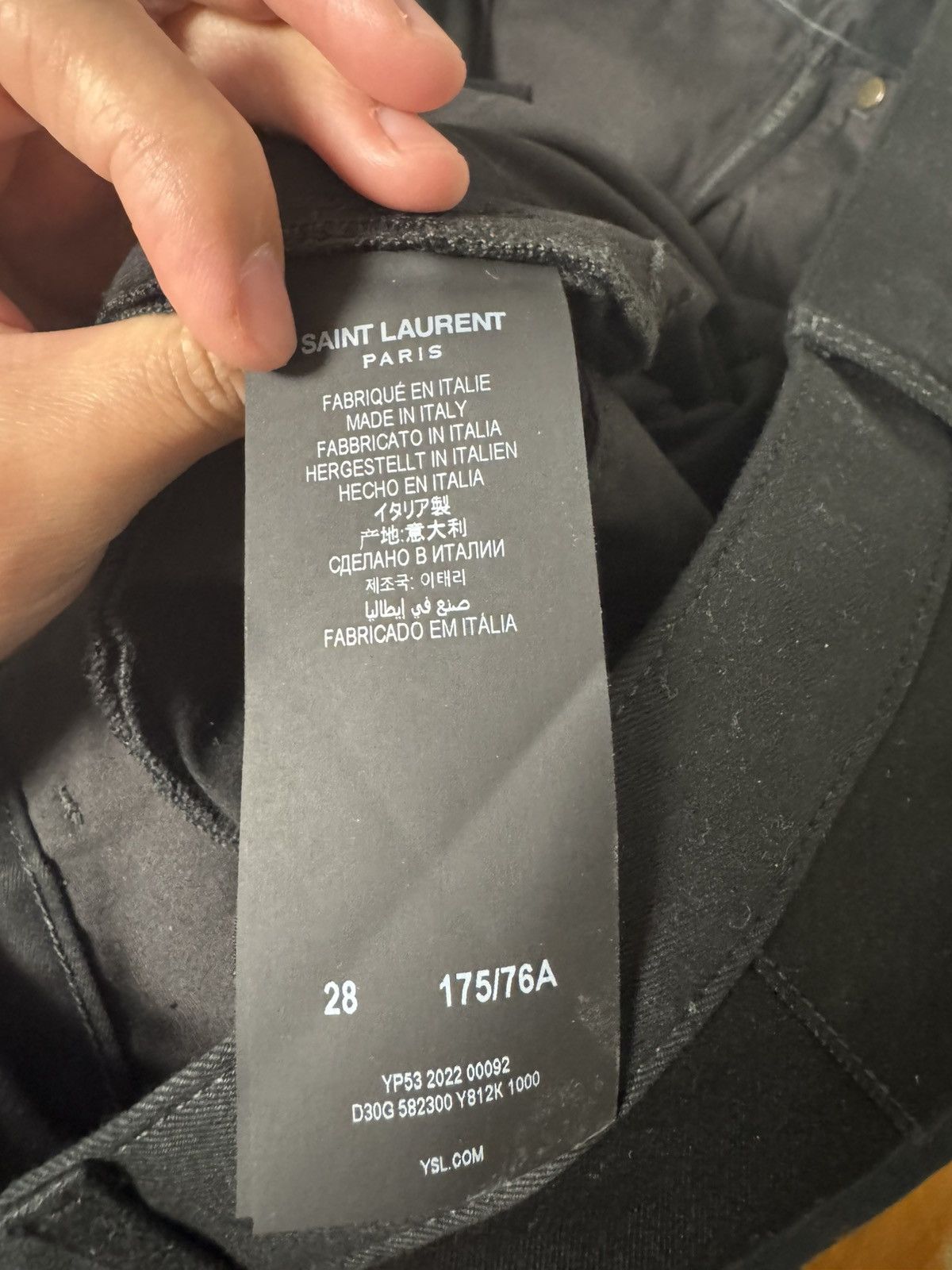 Saint Laurent Paris Saint Laurent Paris Chinos Size US 28 / EU 44 - 4 Thumbnail