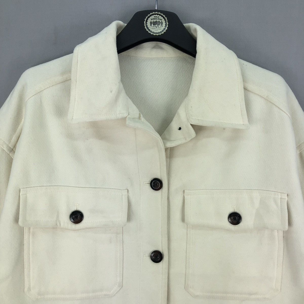GU GU Flannel Jacket Thick Fabric Double Pocket Button up Size US M / EU 48-50 / 2 - 7 Thumbnail