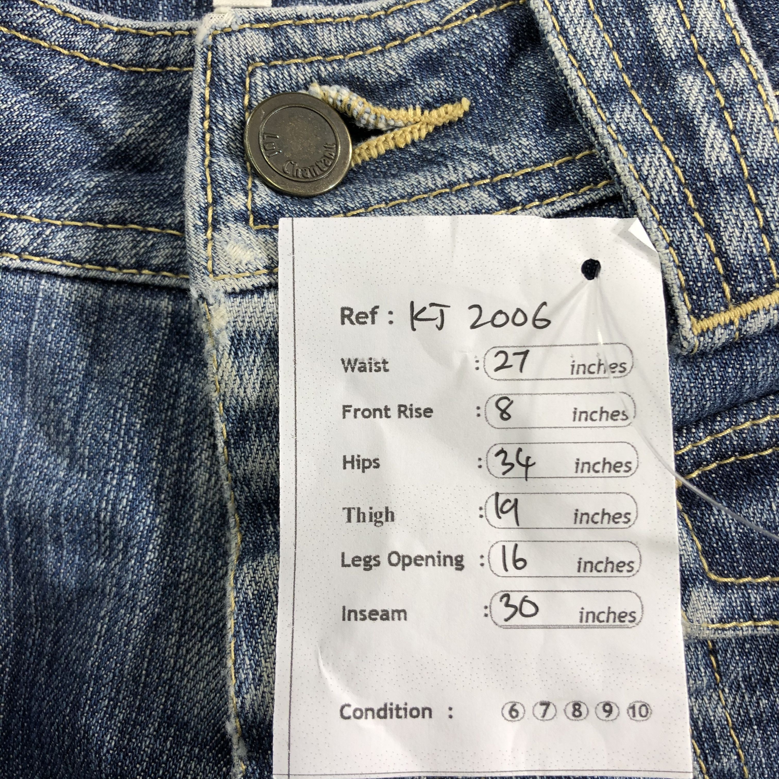 Japanese Brand Vintage Japanese Brand Bush Pants Flared Jeans KJ2006 Size 27" / US 4 / IT 40 - 12 Thumbnail