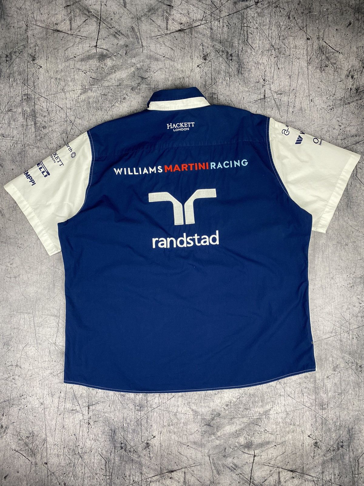 Hackett × Mercedes-Benz Vintage Mercedes Benz Williams Martini Racing Shirt 90’s Size US XXL / EU 58 / 5 - 10 Thumbnail