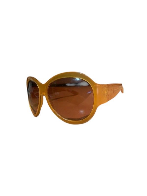 Bottega Veneta Miu Miu SMU 06G Translucent Amber Oversized Sunglasses Size ONE SIZE - 2 Thumbnail