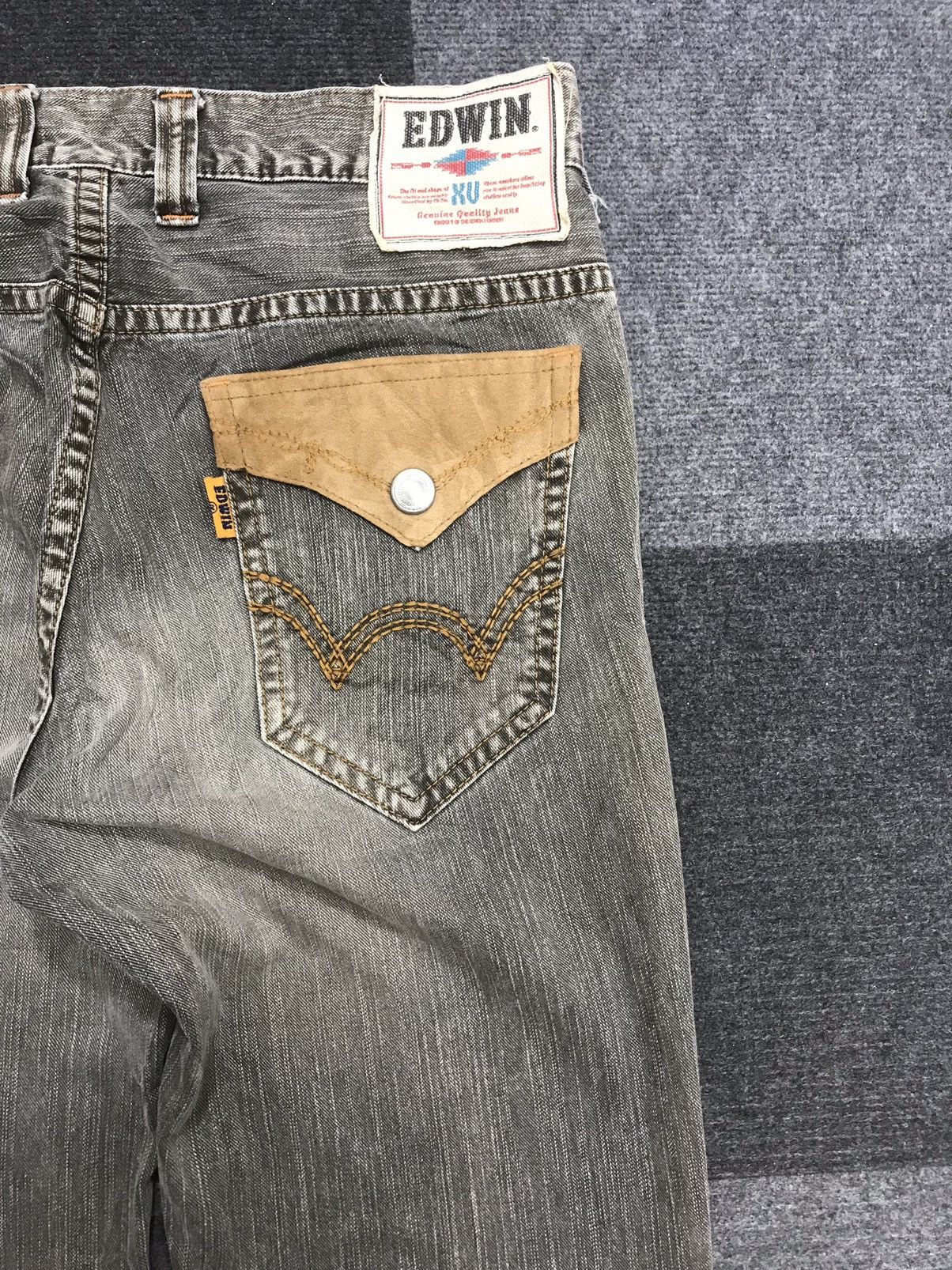 Edwin 💥FLARE💥EDWIN NAVAJO BLACK WASH SICK FADES WIDE DENIM F251 Size US 36 / EU 52 - 12 Thumbnail