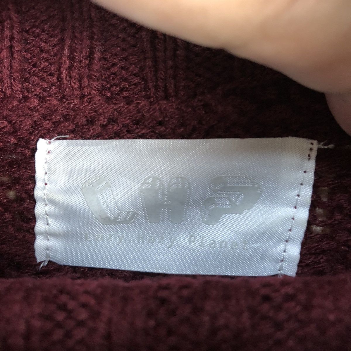 Aran Isles Knitwear × Japanese Brand Lazy Hazy Planet Red cable Knitwear #A1282 Size US M / EU 48-50 / 2 - 10 Thumbnail