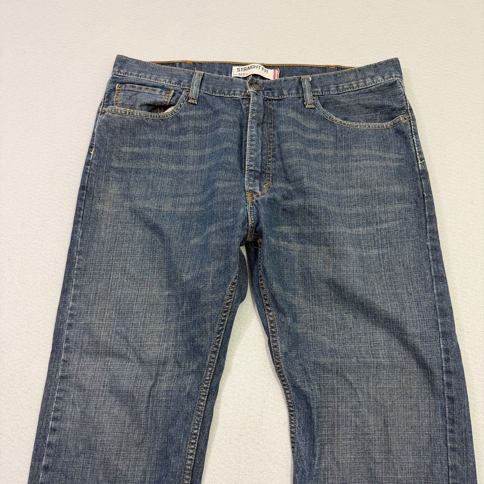 Levi's Vintage Levis 505 Jeans Men's 40x30 Blue Denim Straight y2k Size US 40 / EU 56 - 2 Thumbnail