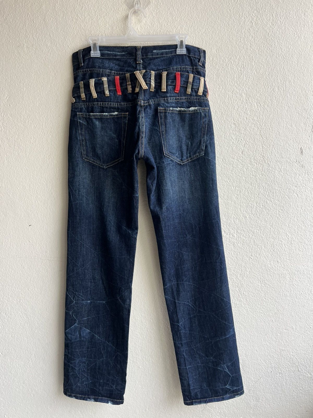 Japanese Brand Stains Denim Double Waist Jungle Storm Japan Jeans Size US 32 / EU 48 - 23 Thumbnail