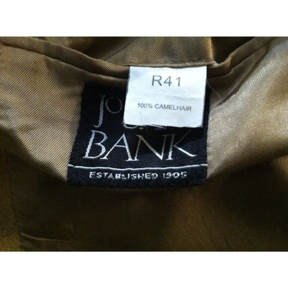 Jos. A. Bank JOS.A.BANK MEN'S 100%CAMEL HAIR SPORT COAT BLAZER JACKET 41R Size 40R - 6 Thumbnail