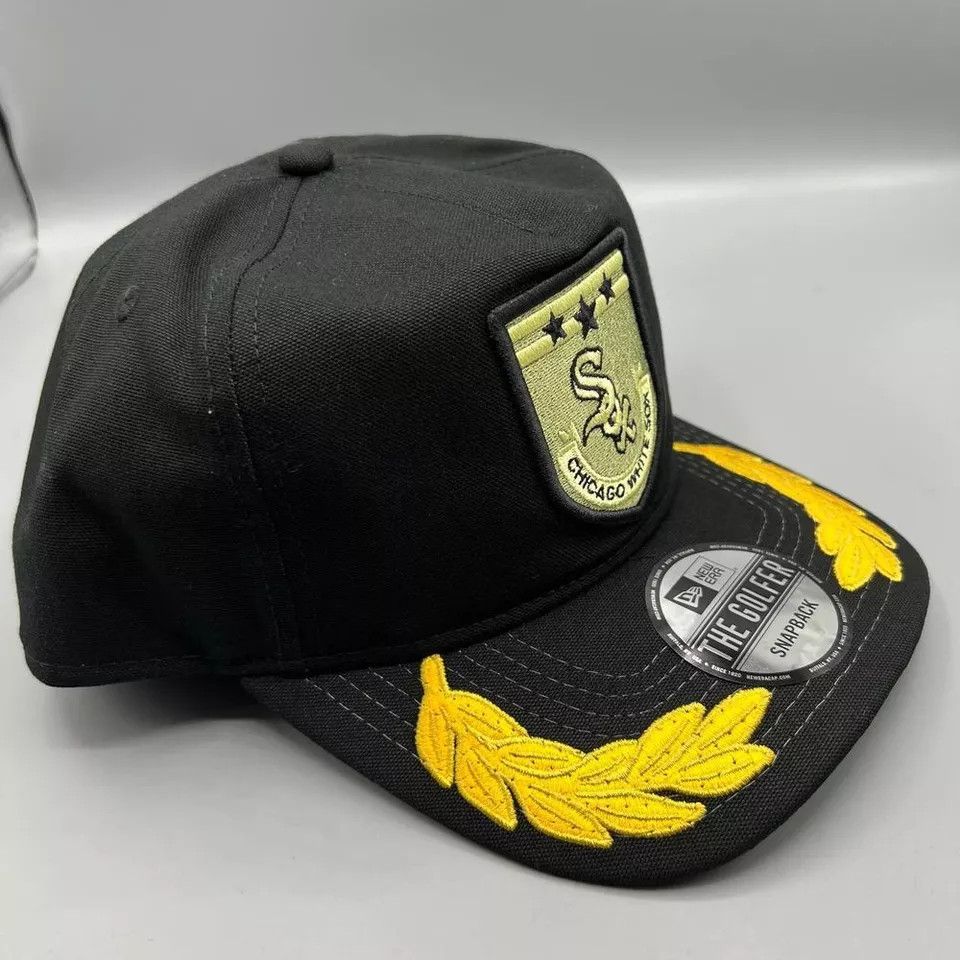 New Era Chicago White Sox Hat Men Military Patch The Golfer SnapBack Size ONE SIZE - 3 Thumbnail