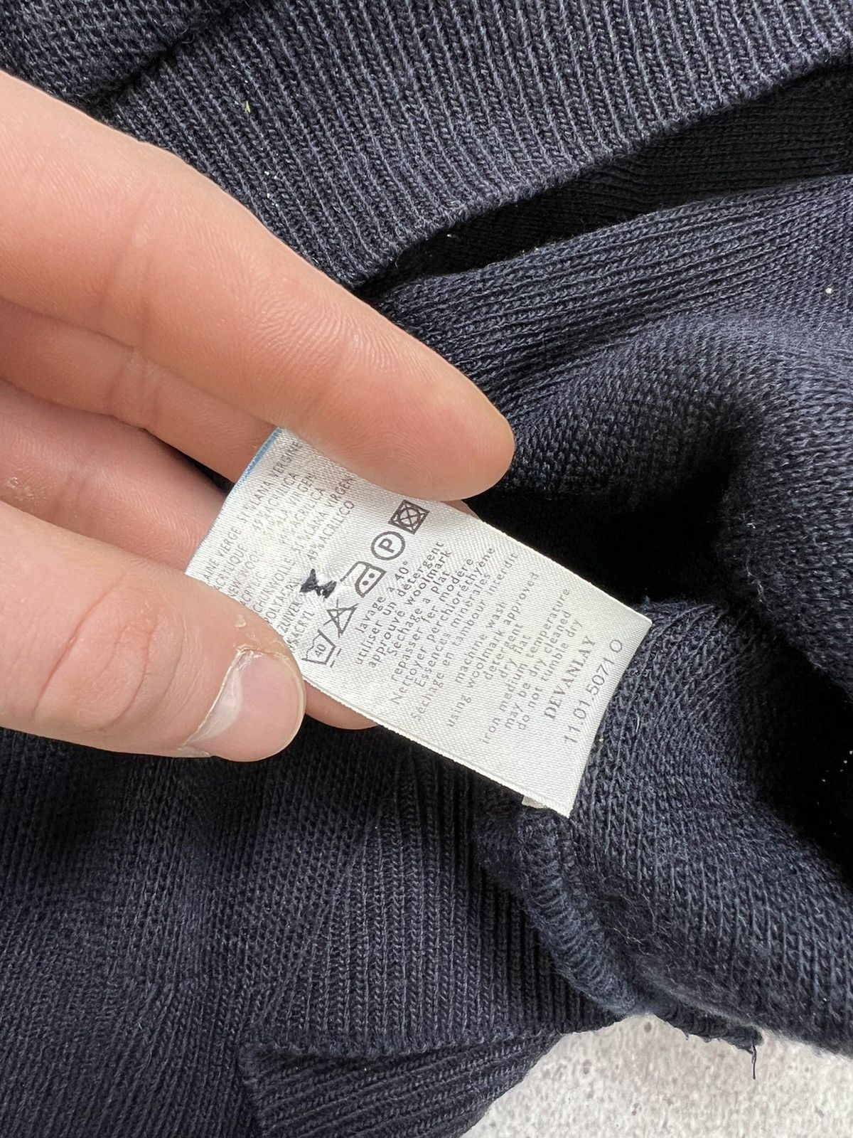 Lacoste × Vintage Vintage 90's Lacoste Cardigan Knitted Sweater Size US XL / EU 56 / 4 - 9 Thumbnail
