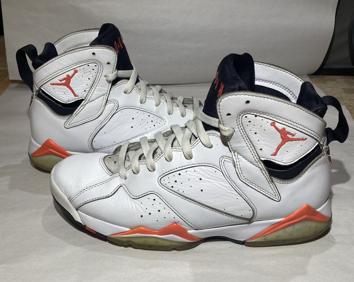 Jordan Brand Air Jordan 7 “White Infrared” 2022 Authentic Size 10.5 Mens Size US 10.5 / EU 43-44 - 5 Thumbnail
