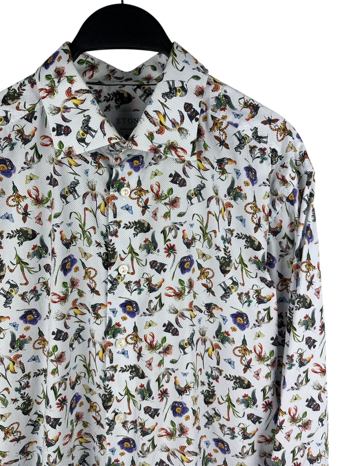 Eton Eton Contemporary Metamorphosis All Over Print Shirt L/S Size US XL / EU 56 / 4 - 3 Thumbnail
