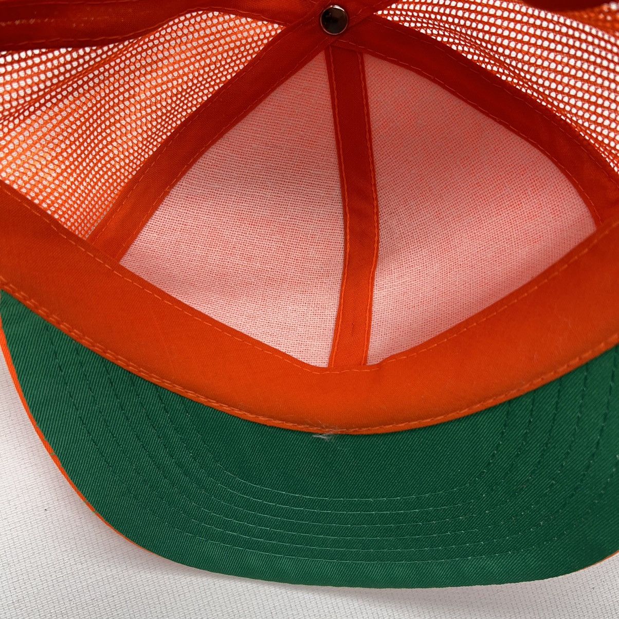 Vintage VTG Duck Bay Hat Cap Orange Trucker Hunting Outdoor Blaze Size ONE SIZE - 13 Thumbnail