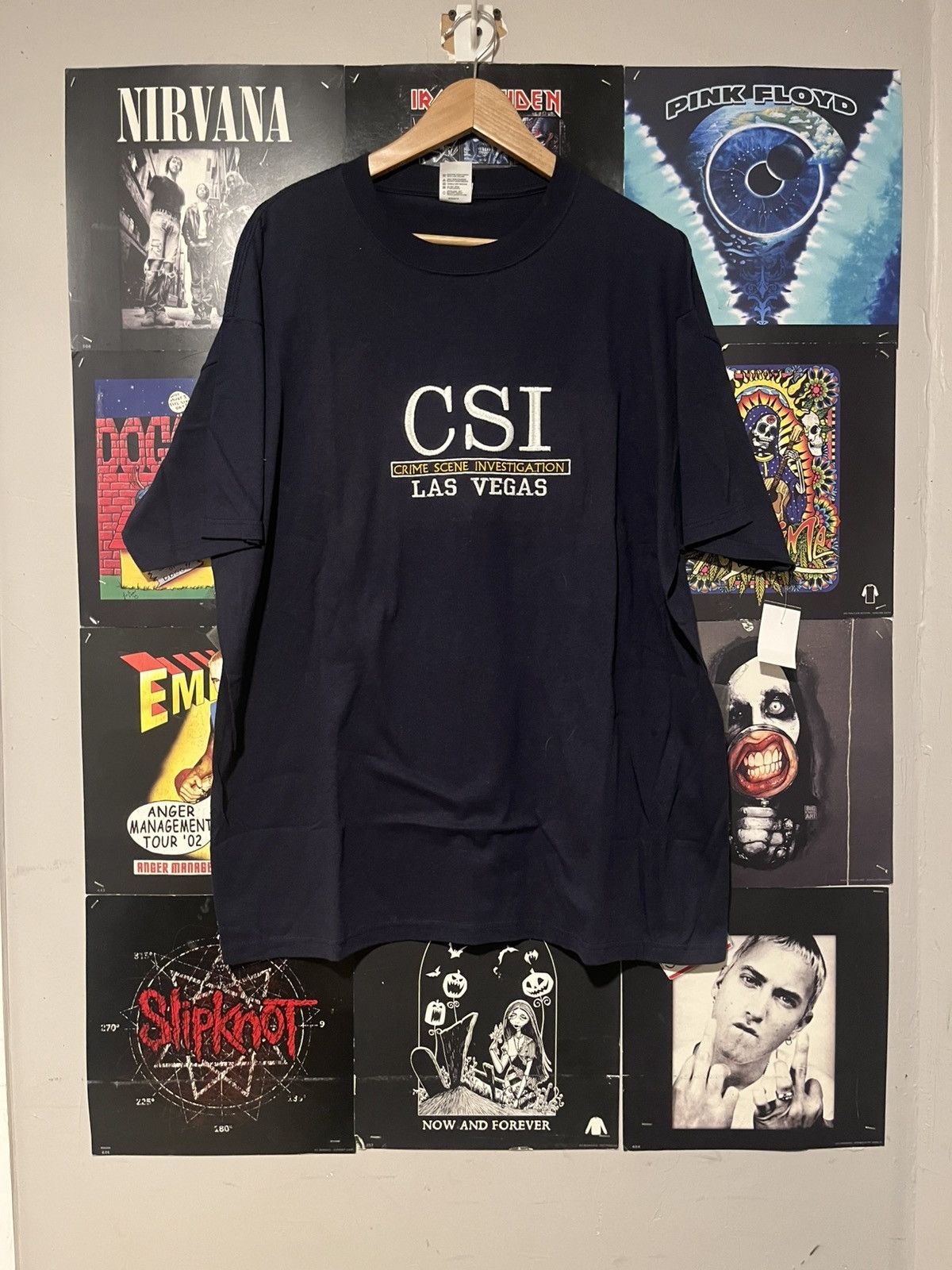 Anvil Vintage Crime Scene investigation Las Vegas Embroidered tee Size US XL / EU 56 / 4 - 1 Thumbnail