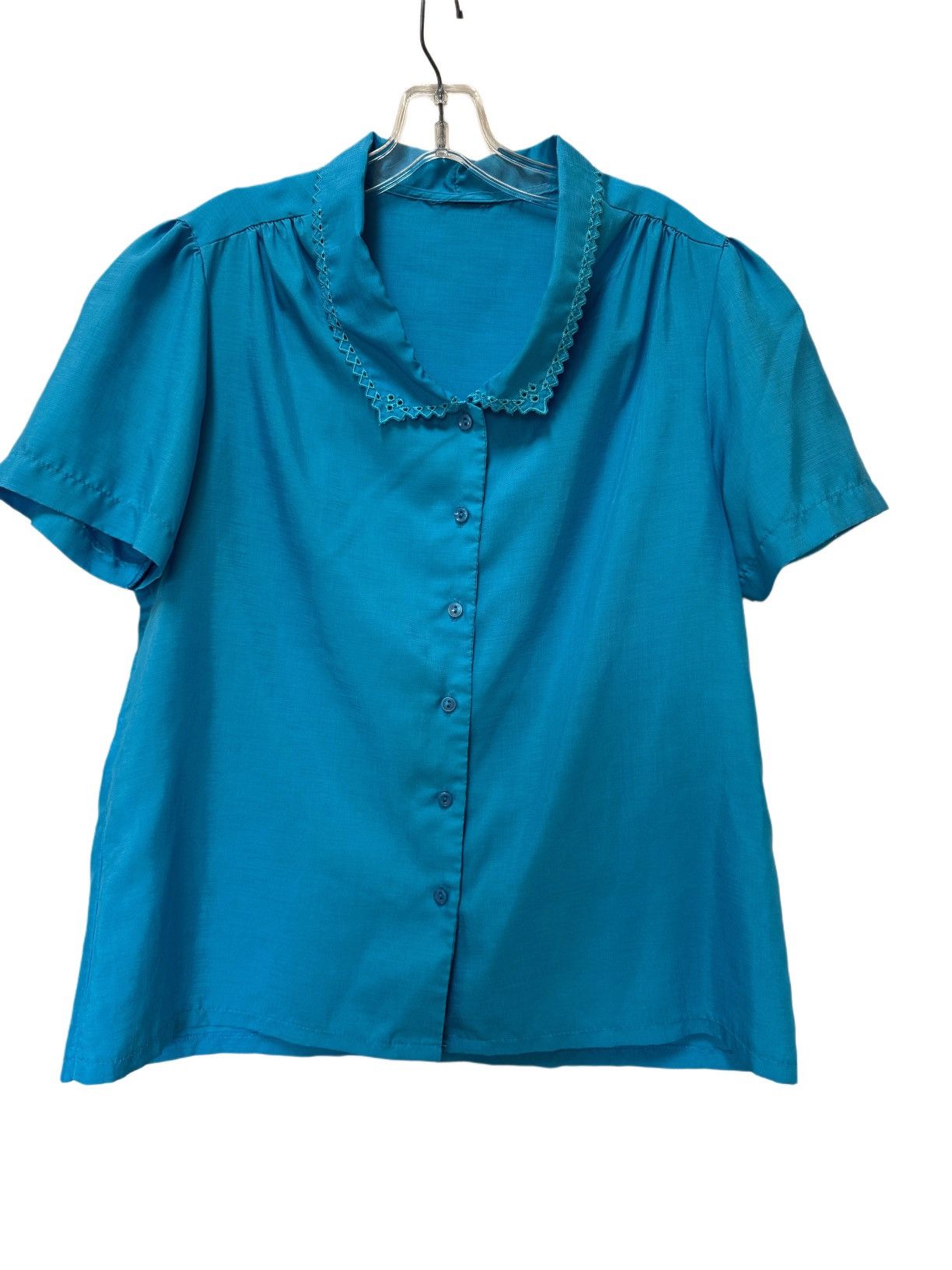 Vintage Women’s S-M vintage cottagecore button up sailor collar Size S / US 4 / IT 40 - 5 Thumbnail