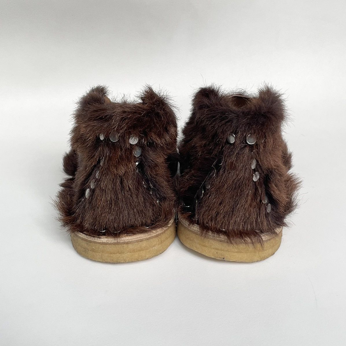 Prada A/W 17 ‘Studded Fur’ Chukka Boots Size US 11 / EU 44 - 10 Thumbnail