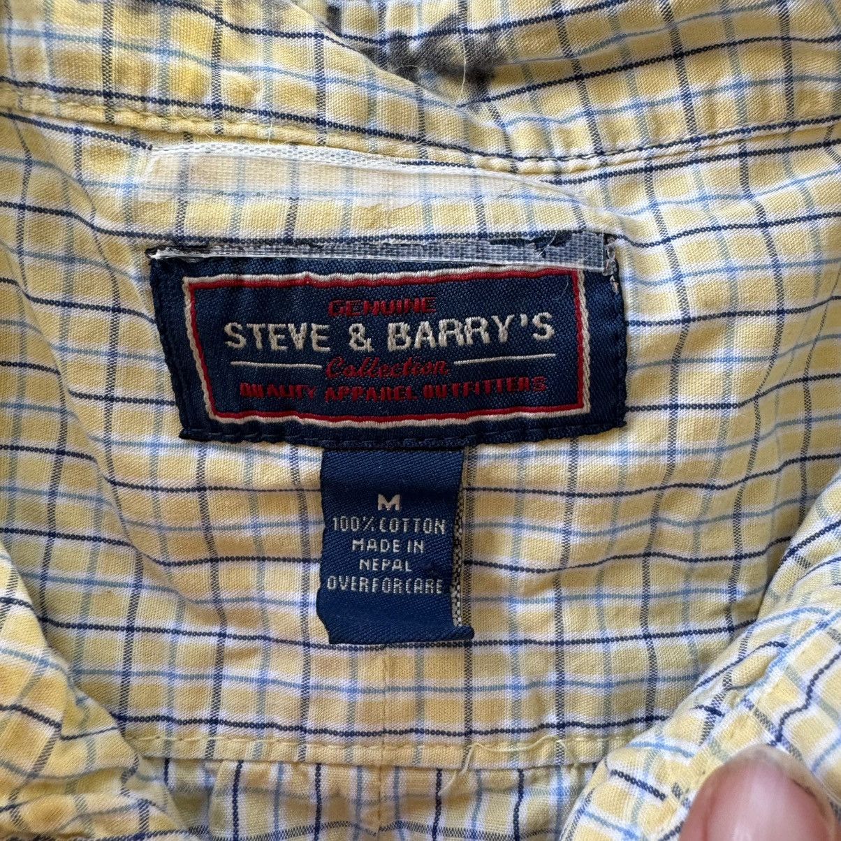 Steve And Barrys Vintage Steve & Barry’s Cotton Grid Shirt Size US M / EU 48-50 / 2 - 4 Thumbnail