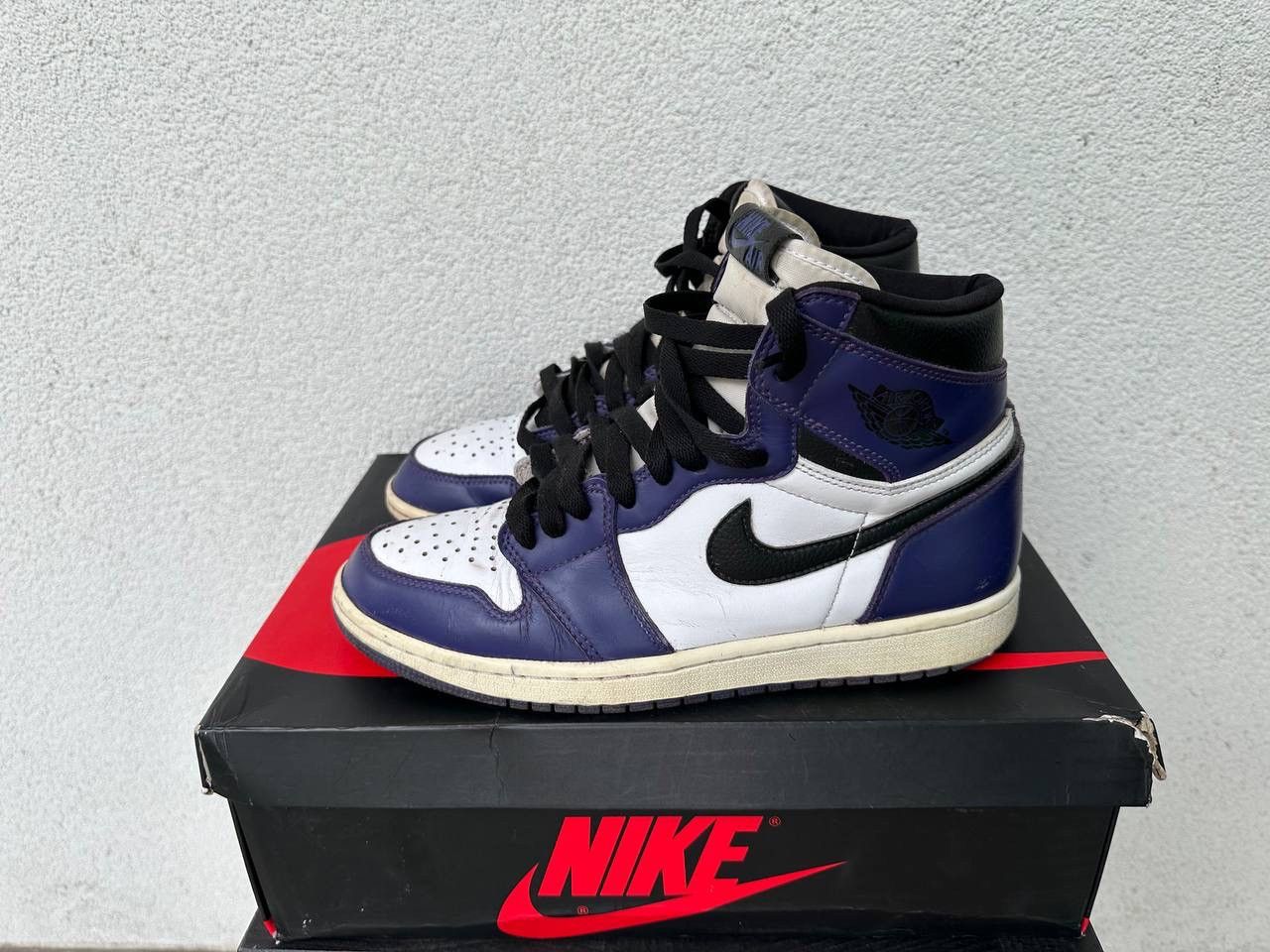 Nike Jordan 1 High Court Purple Size US 8.5 / EU 41-42 - 1 Thumbnail