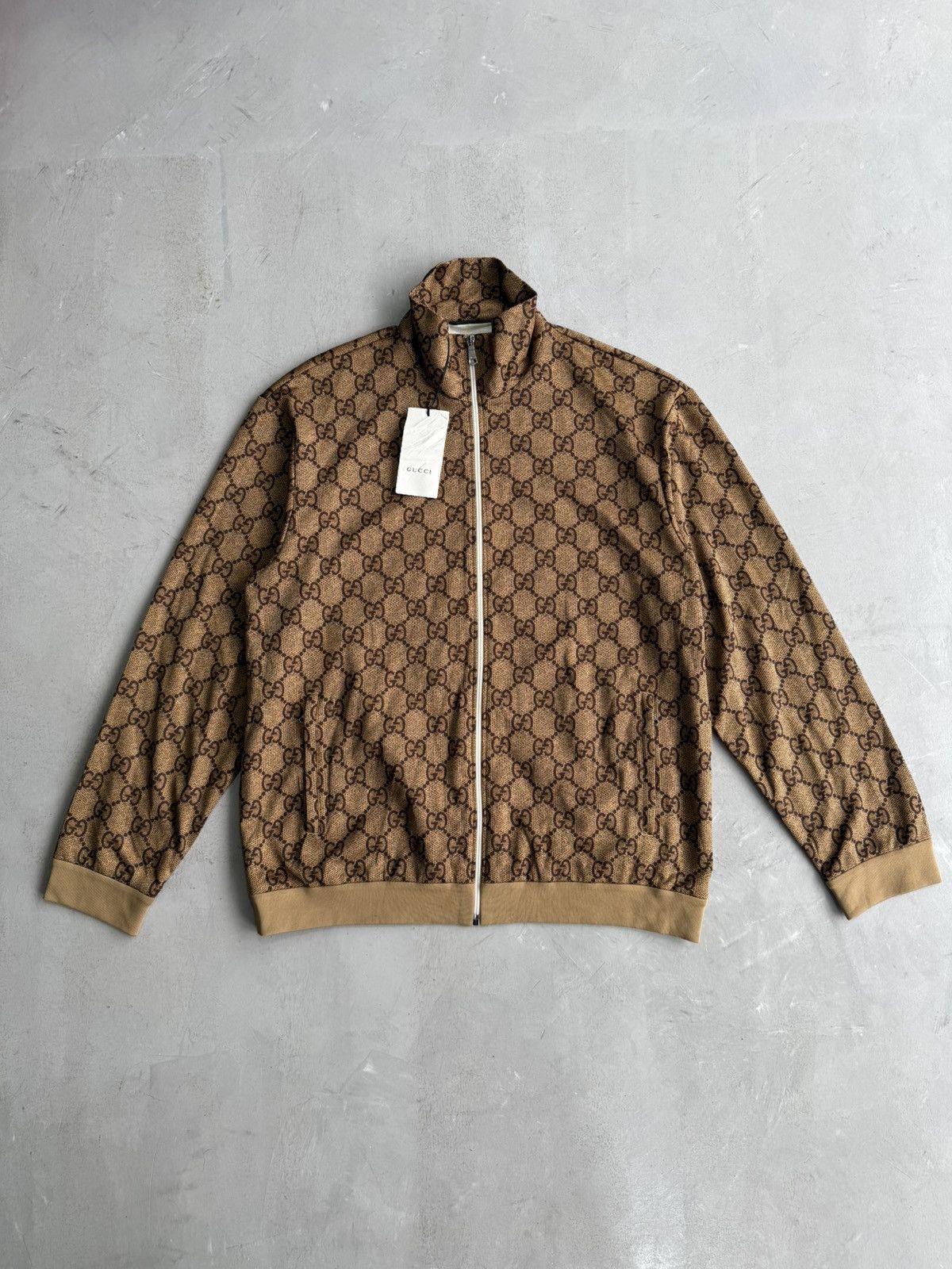 Gucci Gucci - “Animal” Monkey Monogram Track Jacket Size US XL / EU 56 / 4 - 1 Thumbnail