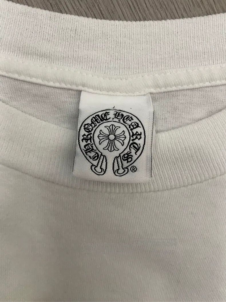 Chrome Hearts CHROME HEARTS Size M White blue scroll big cross horseshoe Size US M / EU 48-50 / 2 - 8 Thumbnail