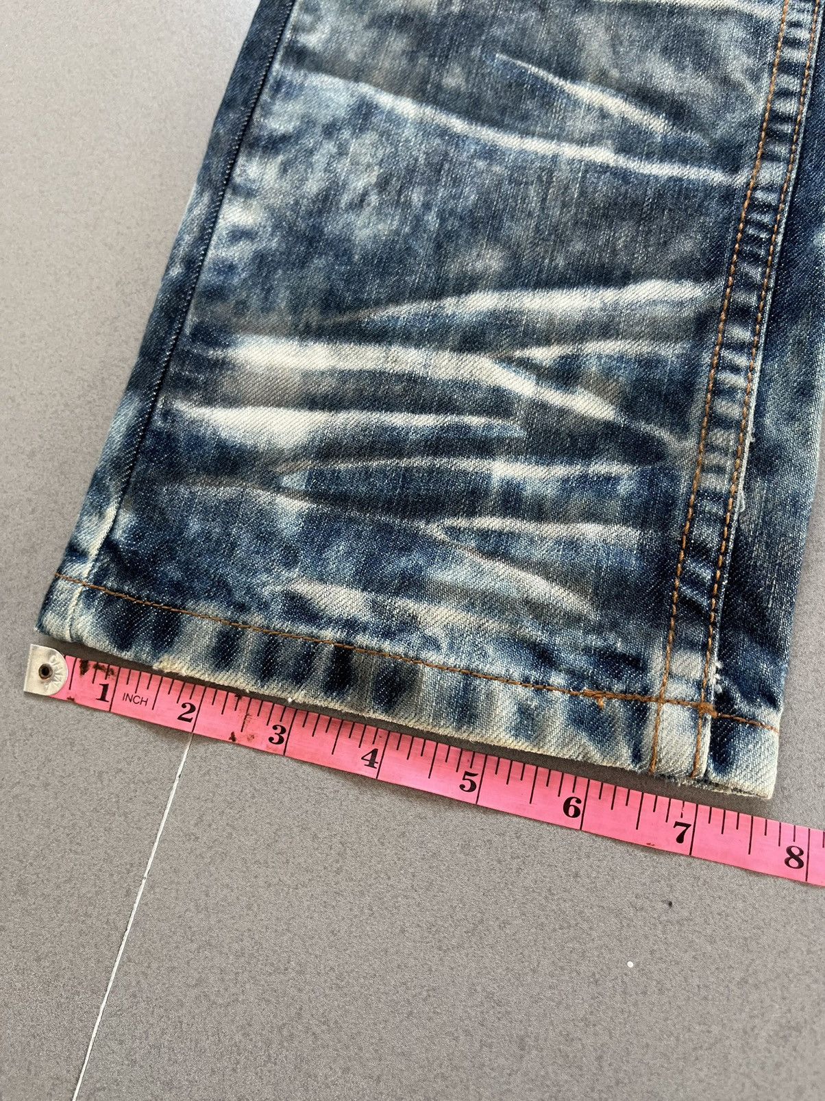 If Six Was Nine SEMANTIC DESIGN JAPANESE DENIM FADED WASHED JEANS Size US 32 / EU 48 - 17 Thumbnail