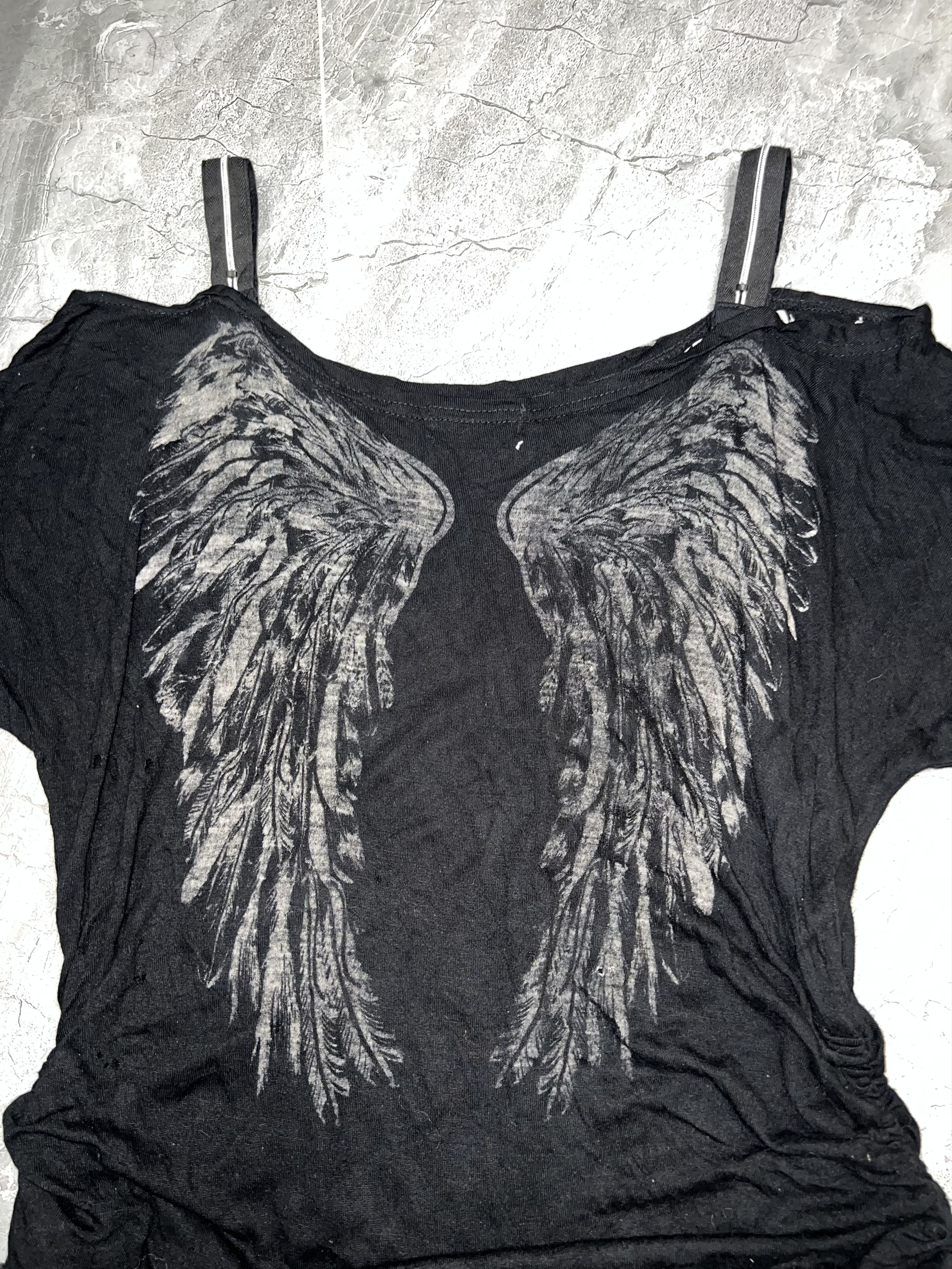Japanese Brand Digdeep feather and wings top🪶 Size L / US 10 / IT 46 - 6 Thumbnail