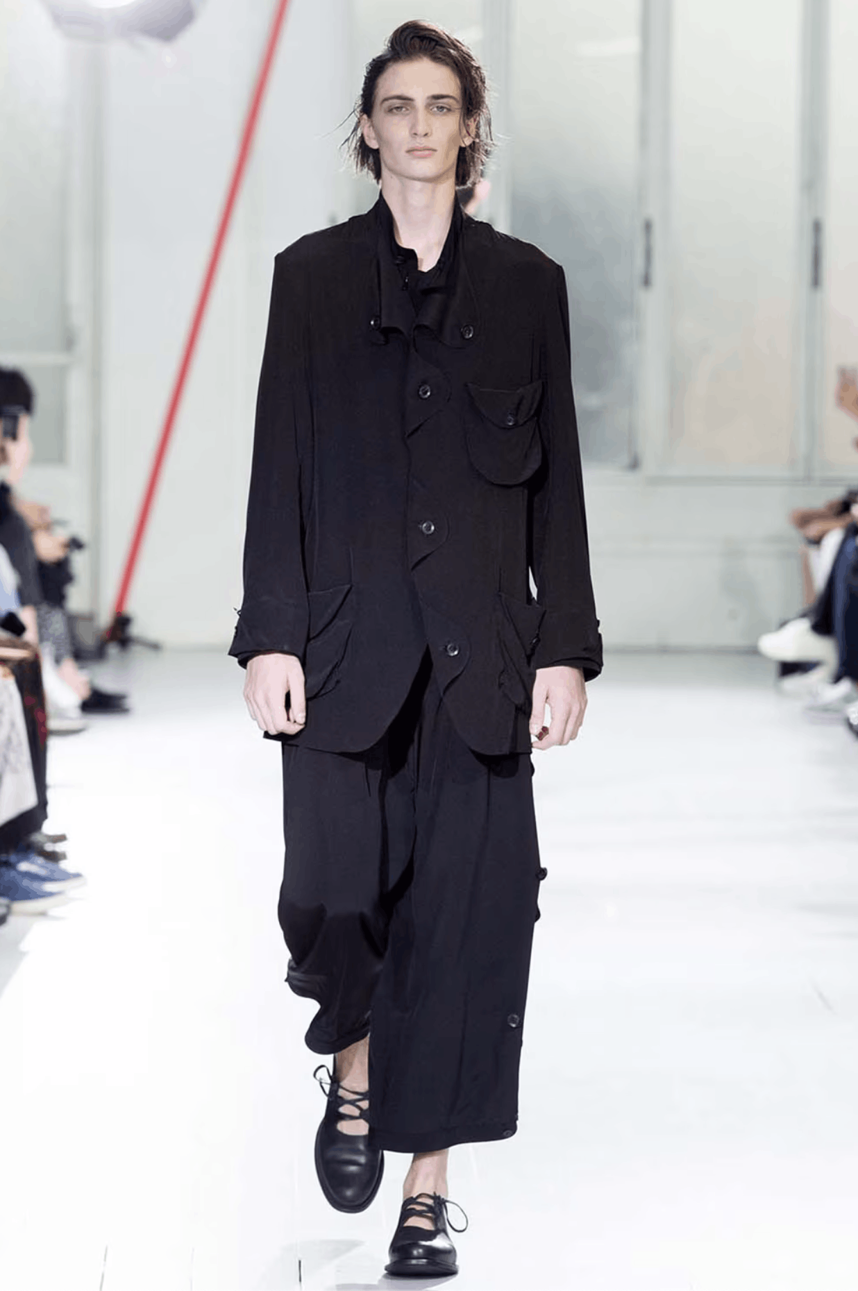 Yohji Yamamoto Yohji Yamamoto Pour Homme - TA/TUXEDO Stand Jacket Size US M / EU 48-50 / 2 - 8 Thumbnail