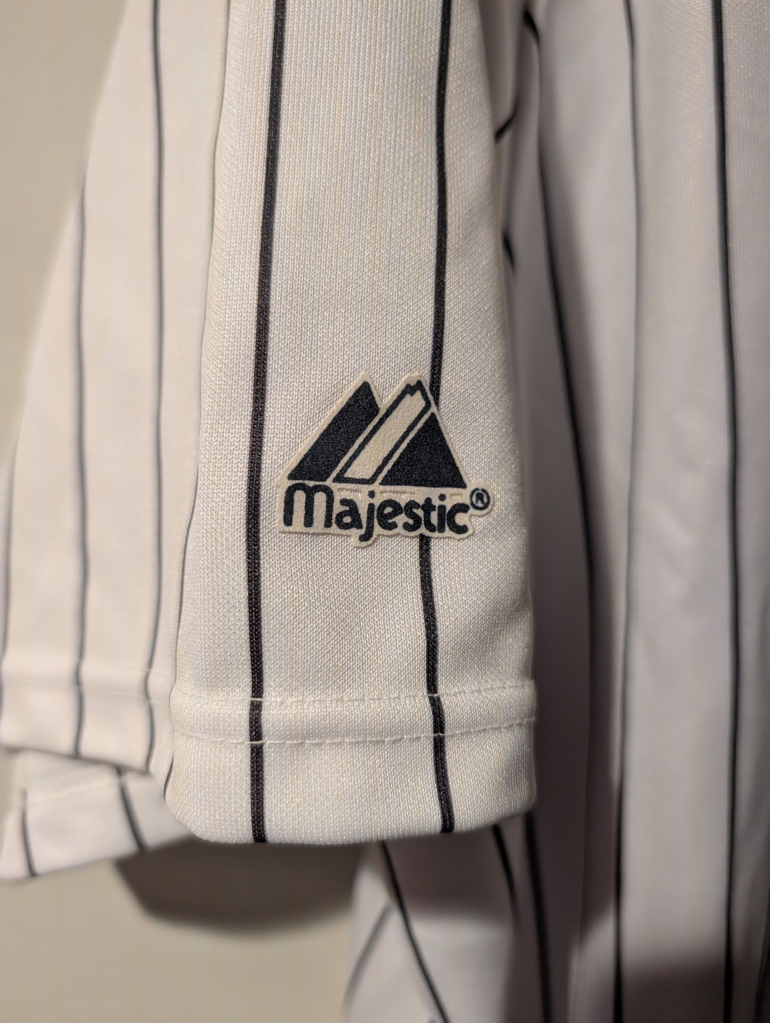 Majestic Vintage Majestic New York Yankees Pinstripe Baseball Jersey Size US XXL / EU 58 / 5 - 5 Thumbnail