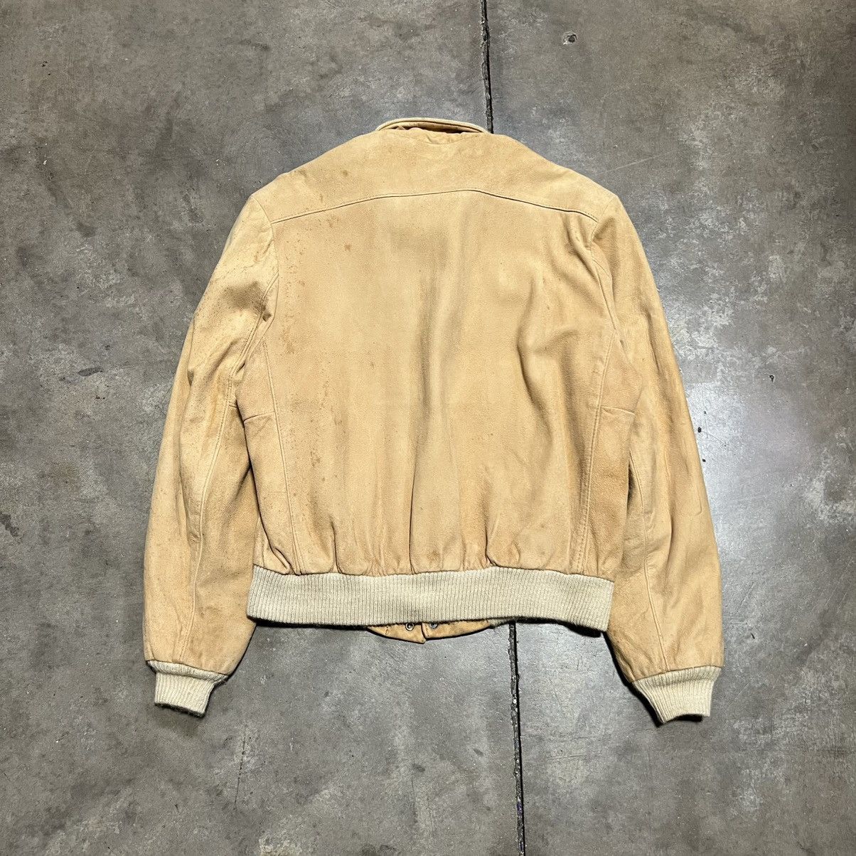 Saks Fifth Avenue Vintage Saks Fifth Ave Suede Leather Bomber Jacket 70s 80s Size US M / EU 48-50 / 2 - 9 Thumbnail