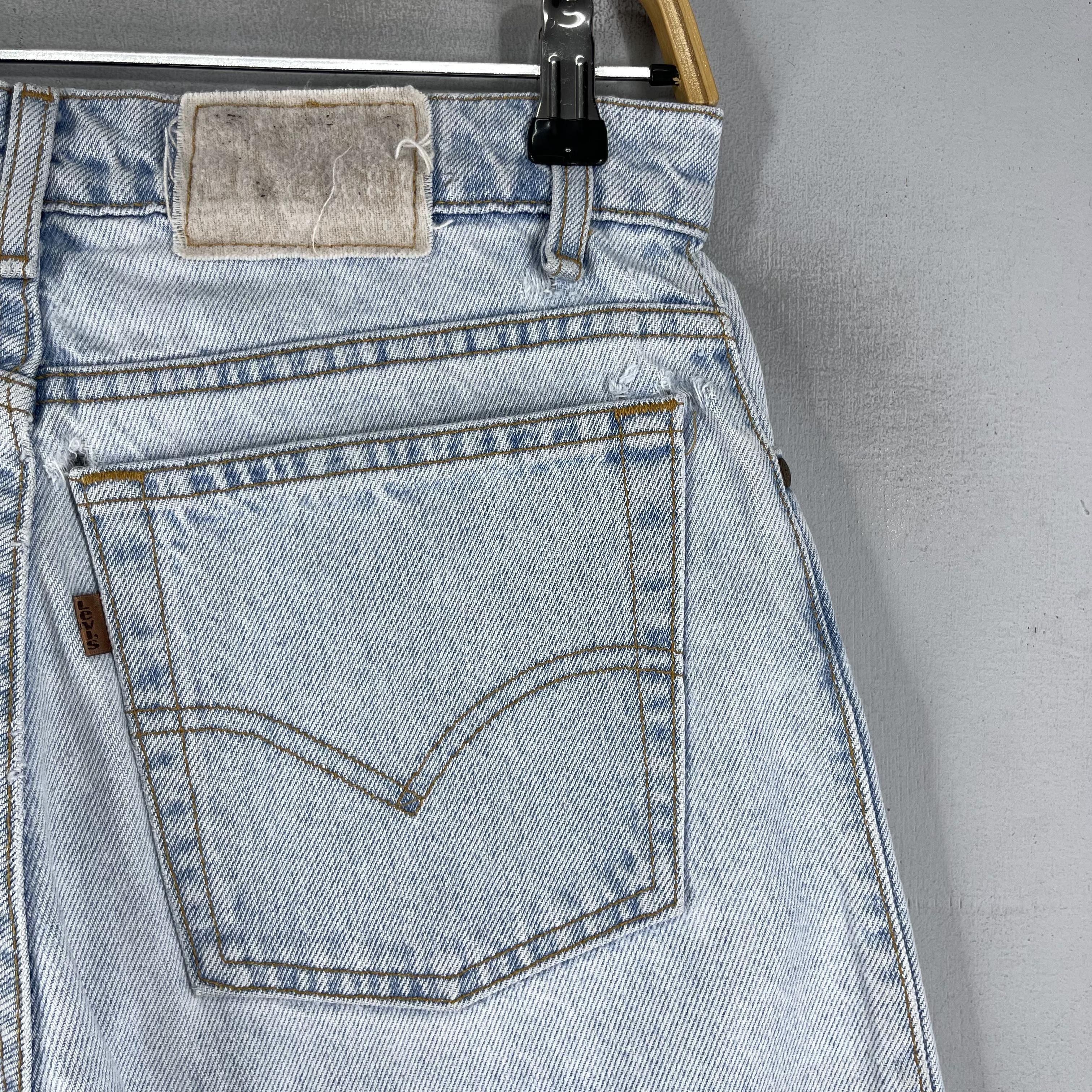 Levi's × Vintage Size 28 Vintage Levis Signature Distressed Ripped Short Size US 28 / EU 44 - 10 Thumbnail