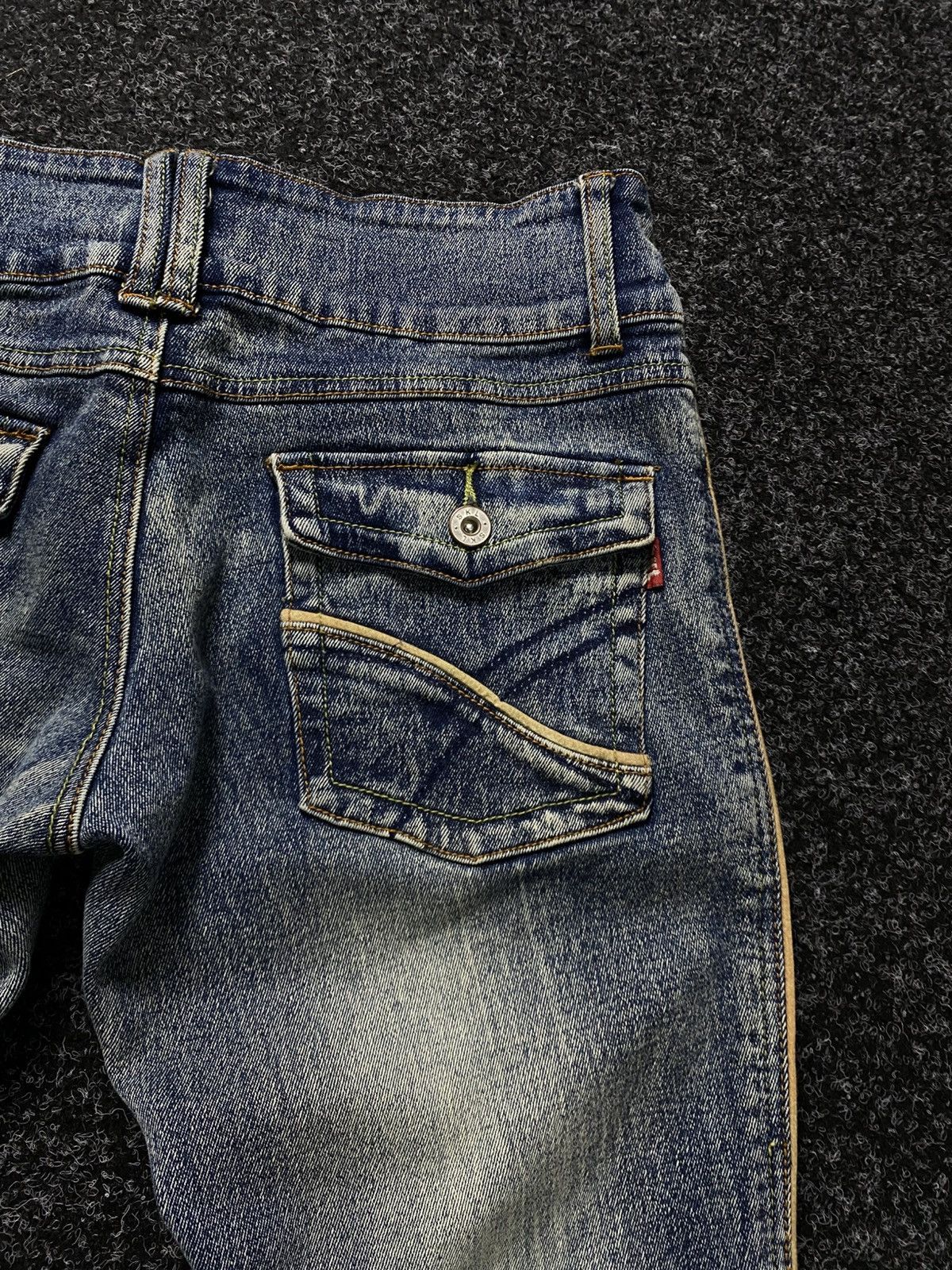 Hysteric Glamour × If Six Was Nine × Le Grande Bleu (L.G.B.) Vintage 90s japan flared mid wash denim y2k style Size 31" - 16 Thumbnail