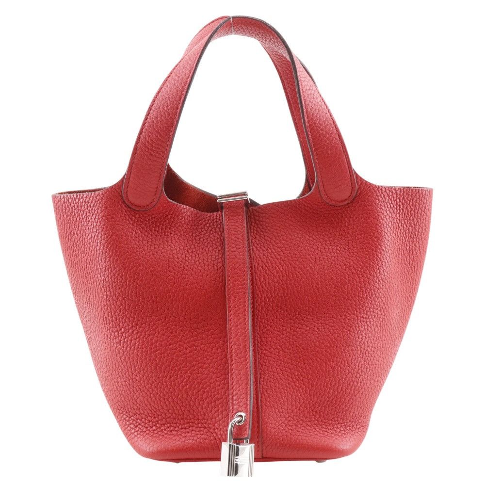Hermes Hermes Hermes Picotin Lock18 Clemence Handbag Leather Handbag D DUTY FREE for USA Size ONE SIZE - 1 Thumbnail