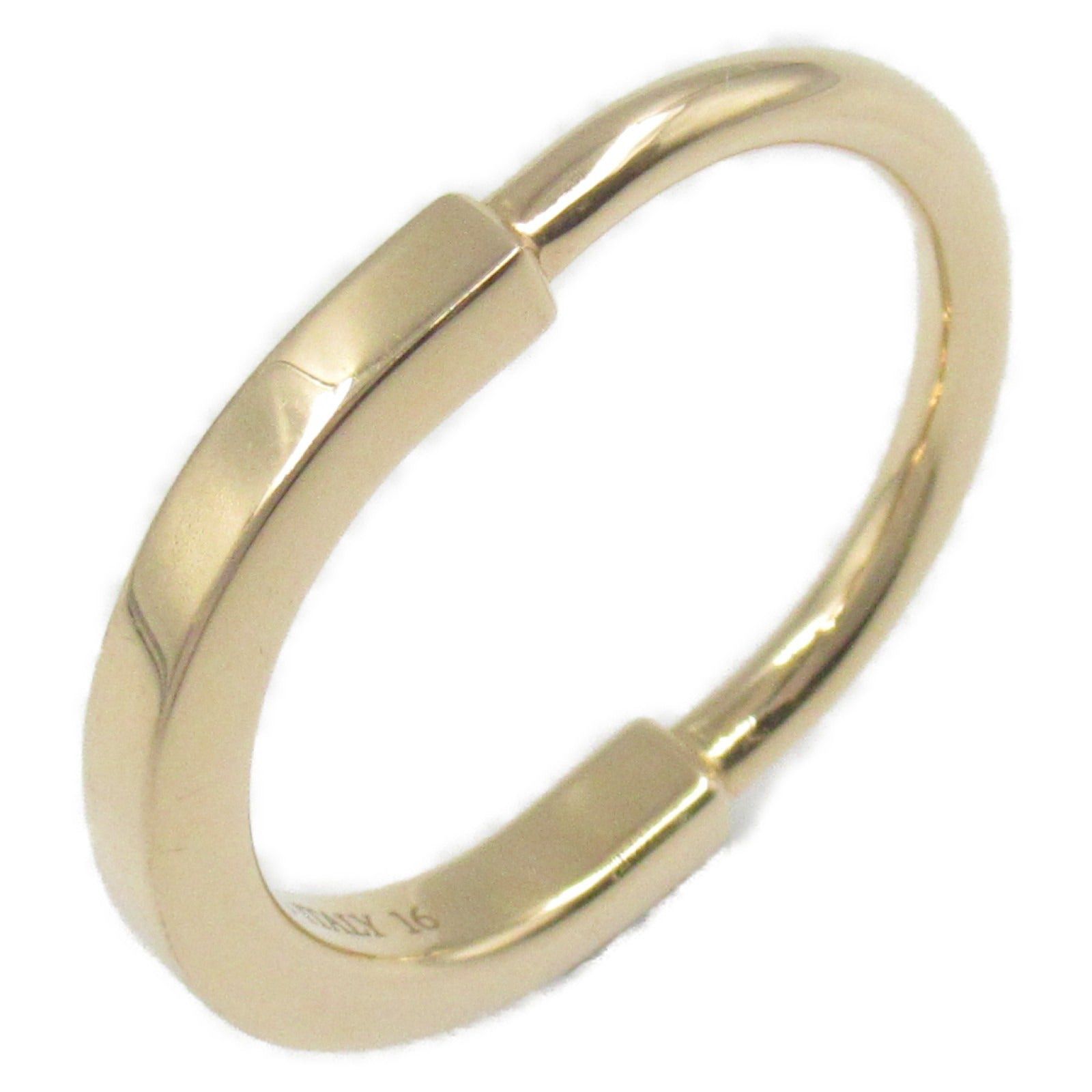 Tiffany & Co. Tiffany Co Lock Ring K18Pg (Pink Gold) Gold Size ONE SIZE - 1 Thumbnail