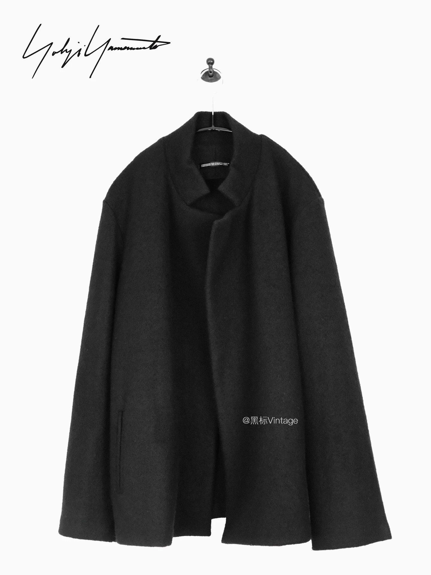Yohji Yamamoto Yohji Yamamoto Women 18AW Vintage Chinese Collar Jacket Size L / US 10 / IT 46 - 1 Thumbnail