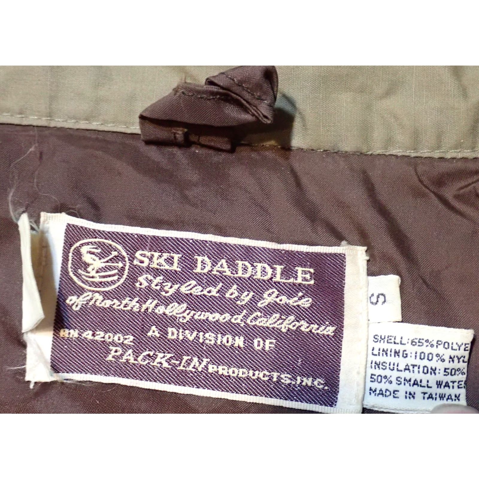Vintage VINTAGE Ski Daddle Pack-In Vest Vest Mens Small Adult Small Brown Down Puffer Nylon 1980s Ski Retro Camping Hunting 90s Mens Size US S / EU 44-46 / 1 - 4 Thumbnail