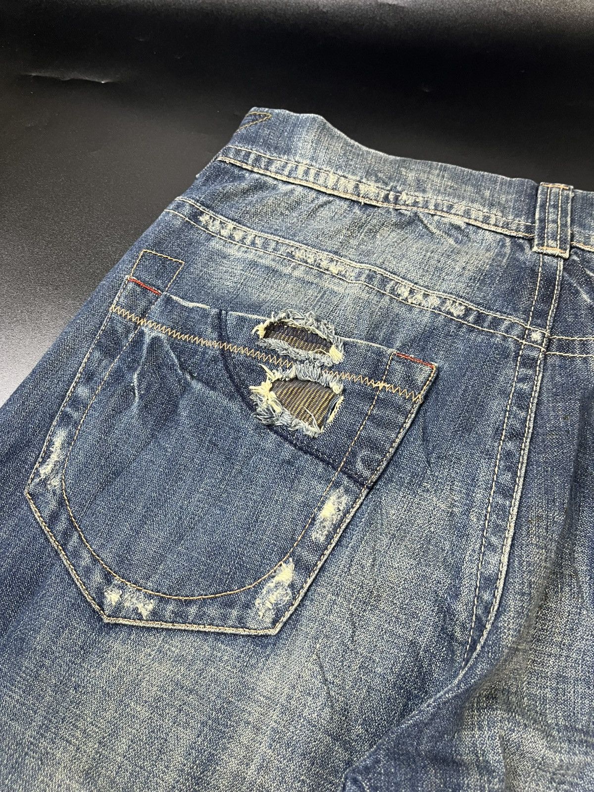Hysteric Glamour japanese Osaka Big Train patchwork Suede Size US 34 / EU 50 - 10 Thumbnail