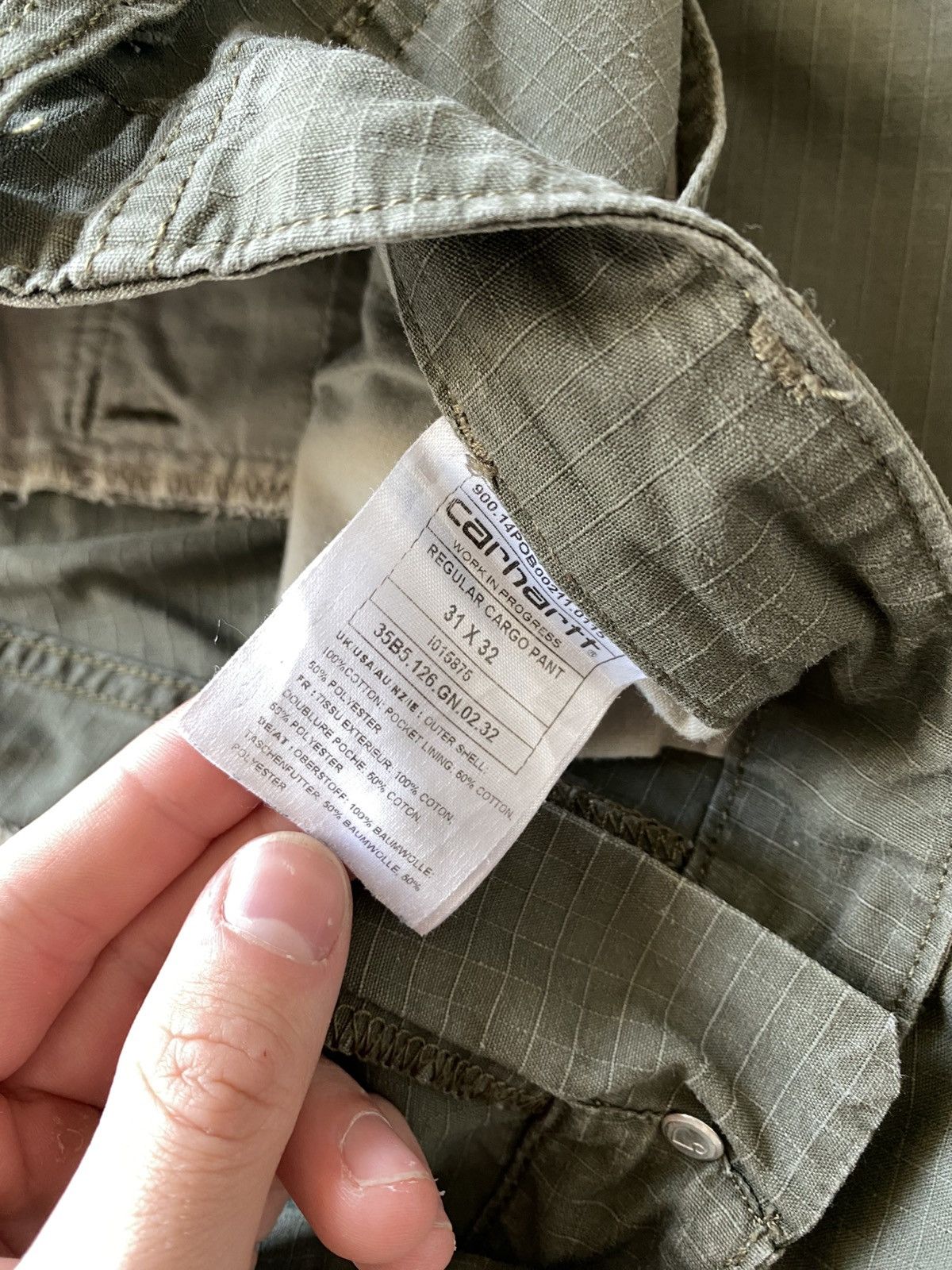 Carhartt Wip × Vintage Carhartt WIP Cargo Pants Size US 32 / EU 48 - 6 Thumbnail