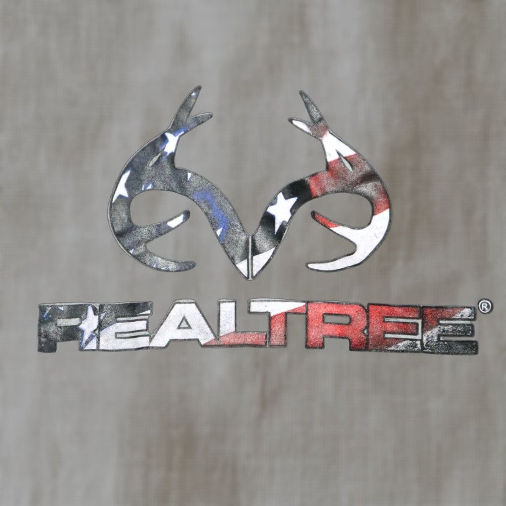 Realtree Realtree Patriotic T-Shirt Shirt Gray USA Logo Men's M Medium Size US M / EU 48-50 / 2 - 1 Thumbnail