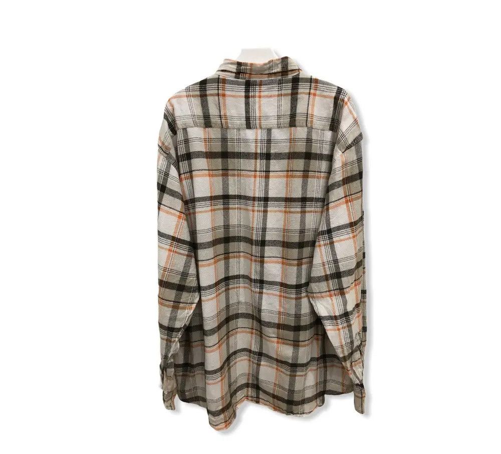 Vintage Vintage Okay Plaid Tartan Flannel Shirt 👕 Size US XL / EU 56 / 4 - 4 Thumbnail